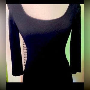 Forever 21 Black long-sleeved stretchy top (great for dancers)